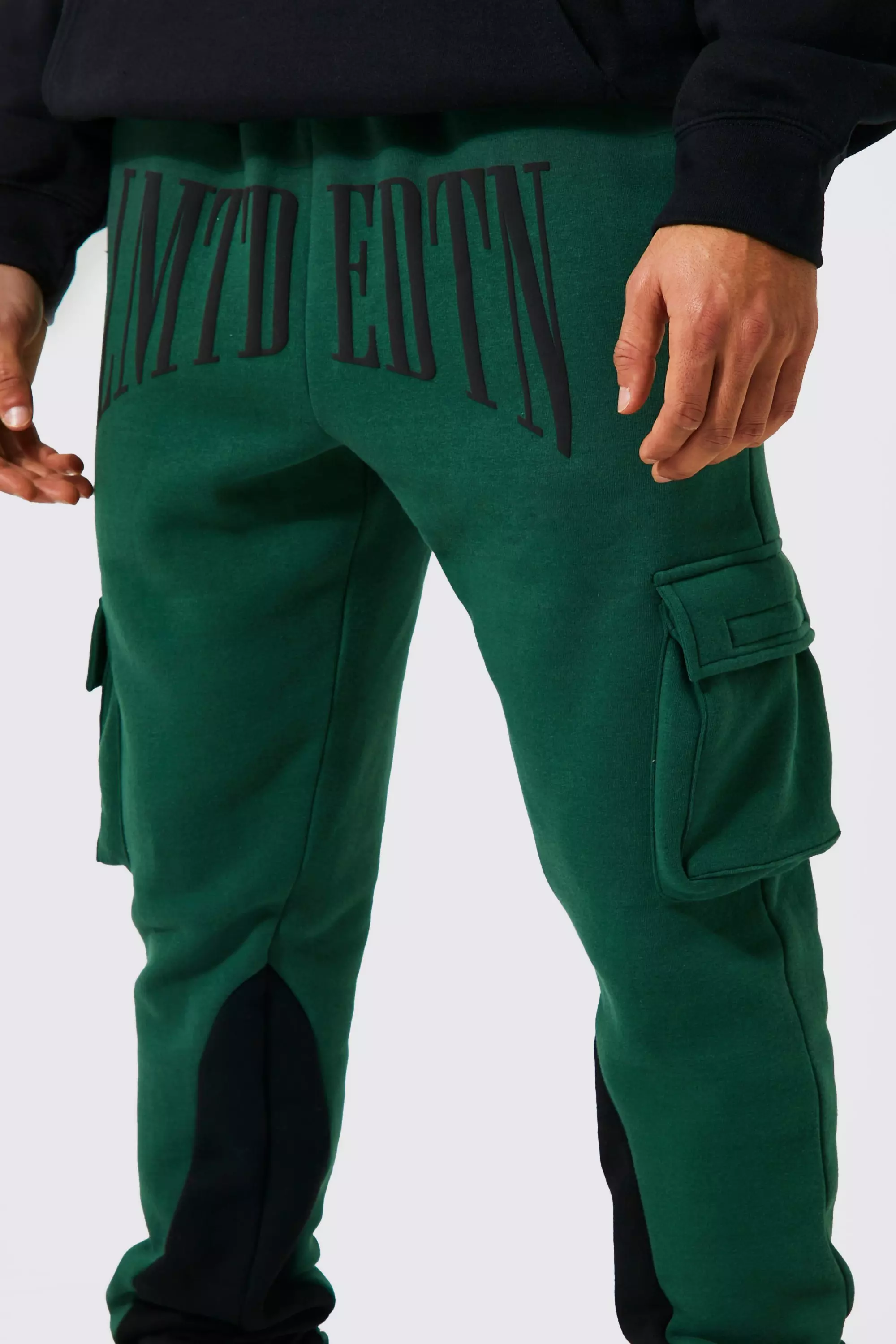 Stacked discount cargo sweatpants